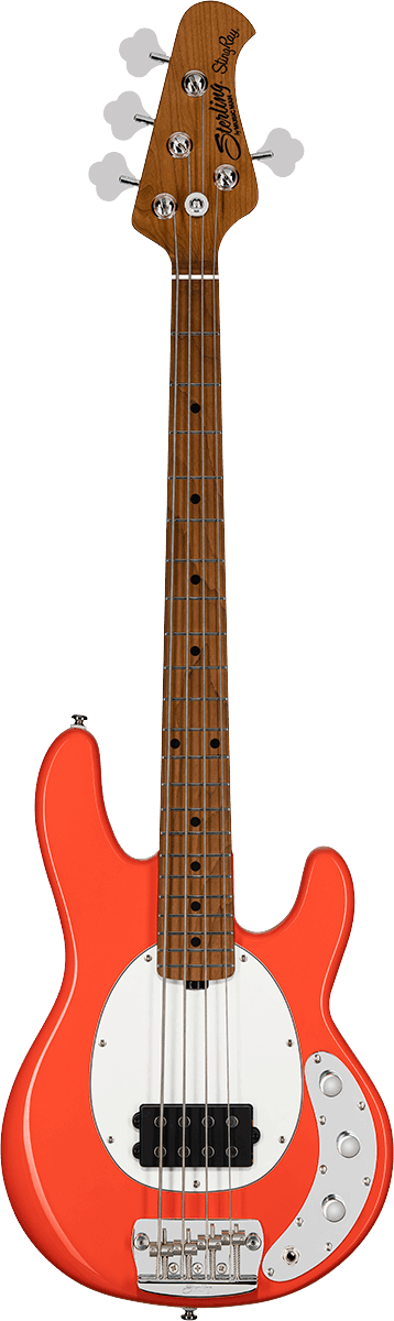 Sterling by Music Man StingRay Short Scale Fiesta Red – elektrische basgitaar