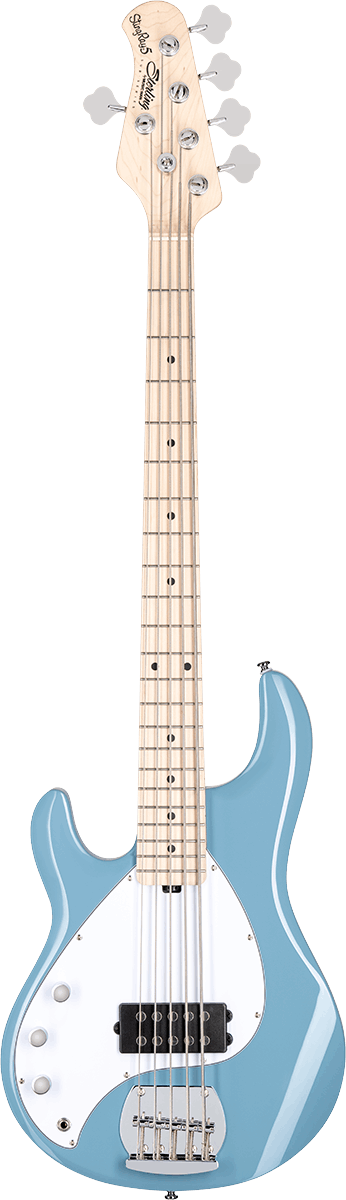 Sterling by Music Man SUB StingRay RAY5 Left-Handed Chopper Blue – 5-snarige basgitaar