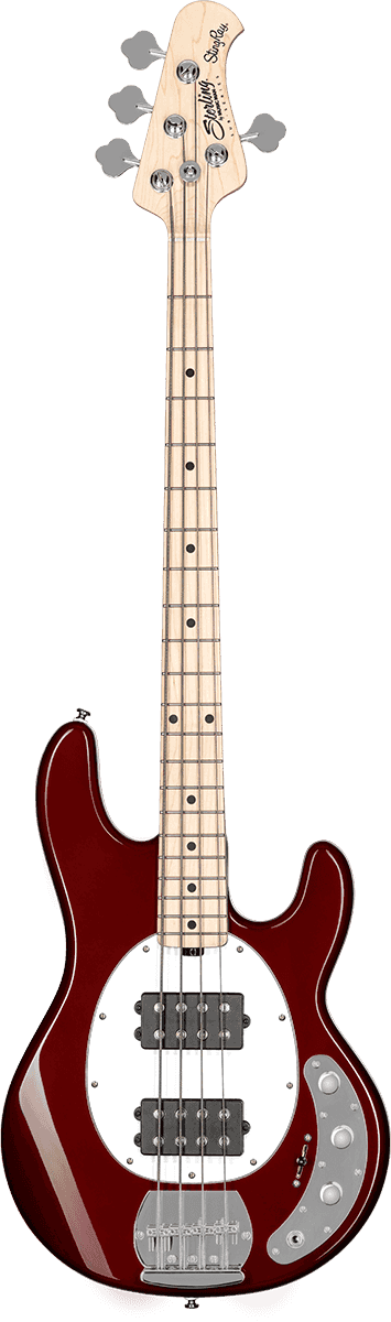 Sterling by Music Man SUB StingRay RAY4HH Candy Apple Red – elektrische basgitaar