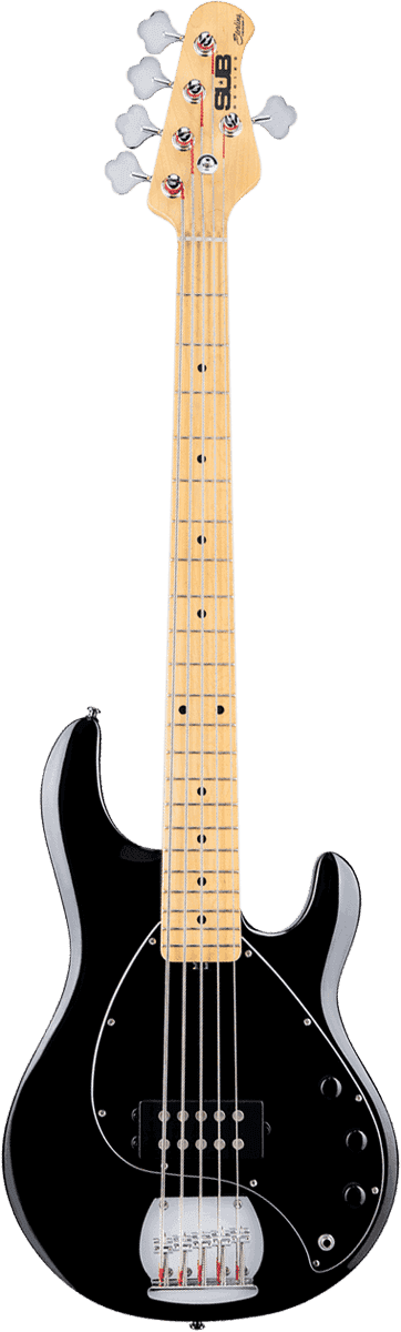 Sterling by Music Man SUB StingRay RAY5 Black – 5-snarige basgitaar