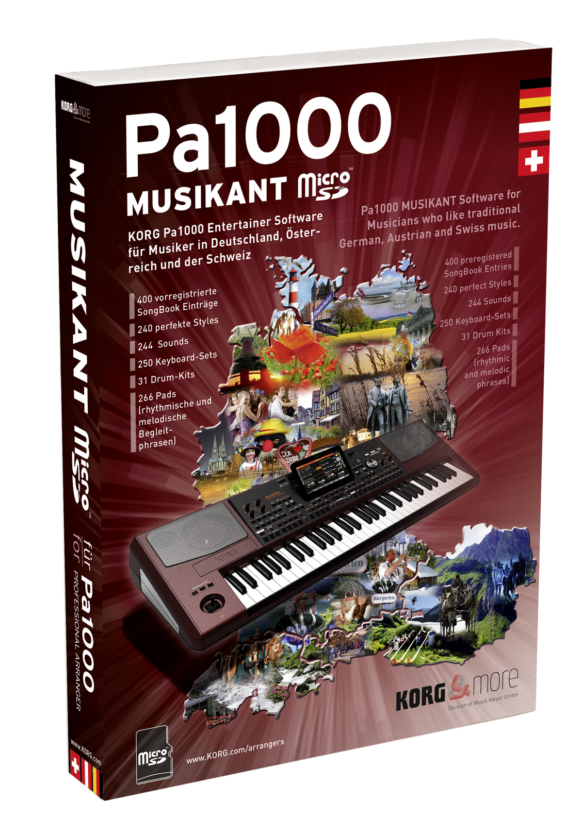Korg Software, MUSIKANT, for Pa1000, with micro-SD Card