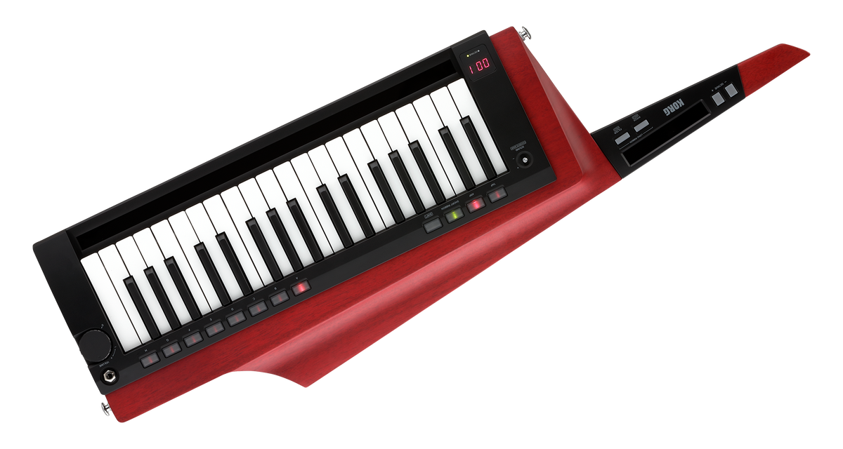 Korg Portable Keyboard, Digital, RK-100S2-TRD, USB, 37 Keys, Red