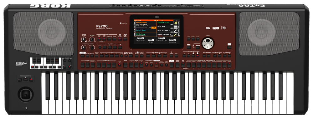 Korg Entertainer Keyboard, Pa700 Oriental, 61 keys
