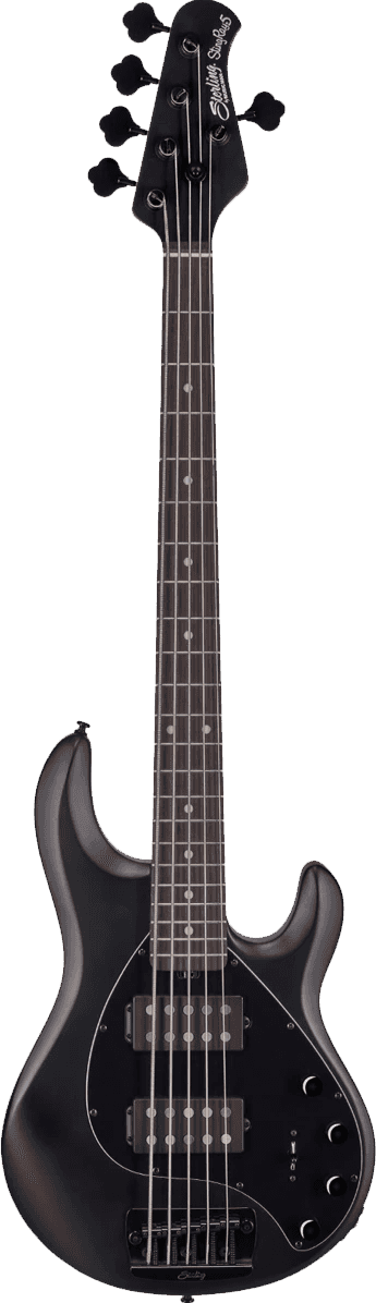 Sterling by Music Man StingRay 5 RAY35HH Stealth Black – 5-snarige basgitaar