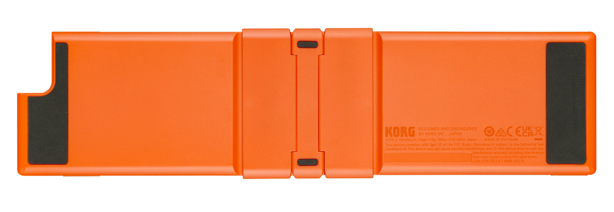 Korg USB controller, nanoKEY Fold, 25 keys, Foldable, Lava Orange, Ltd.