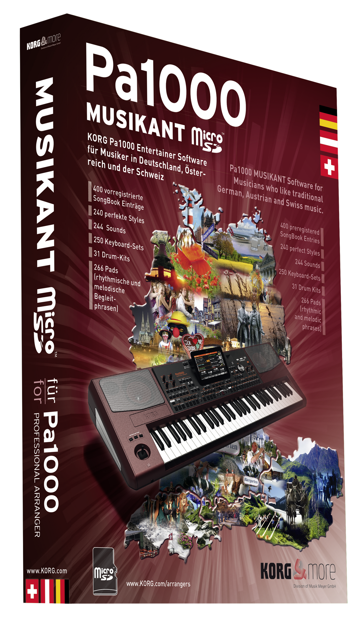 Korg Software, MUSIKANT, for Pa1000, with micro-SD Card