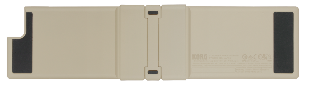 Korg USB controller, nanoKEY Fold, 25 keys, Foldable, sand beige, Ltd.