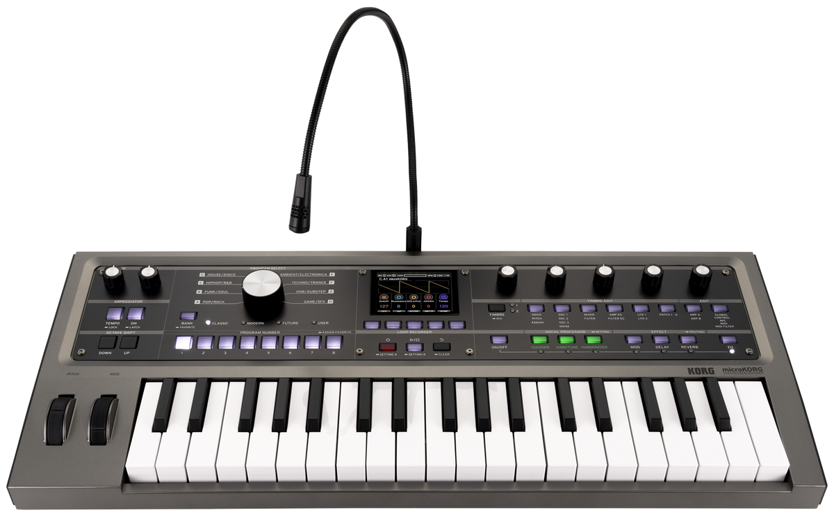 Korg Synthesizer, digital, microKORG2, Vocoder, 37 keys