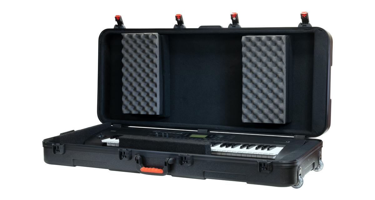 Korg Keyboard Case, Hardcase, for 61-Key Keyboards, with Wheels, Black