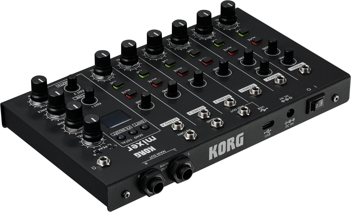 Korg Mixer, NTS-4, Nu:Tekt, DIY Kit, effects, USB interface