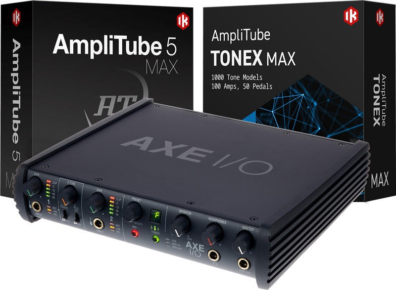 IK Multimedia AXE I/O + AmpliTube 5 MAX Bundle