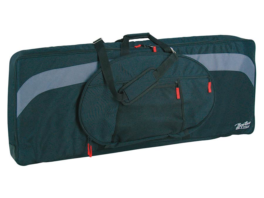 Boston - KBT-117-BG - Keyboard Bag, 25 Mm. Padded, Black & Grey, 1165 X 400 X 170 Mm.