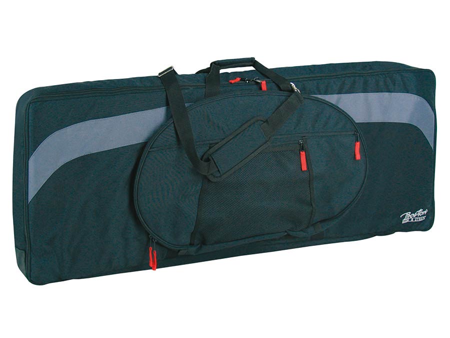Boston - KBT-120-BG - Keyboard Bag, 25 Mm. Padded, Black & Grey, 1200 X 430 X 150 Mm.