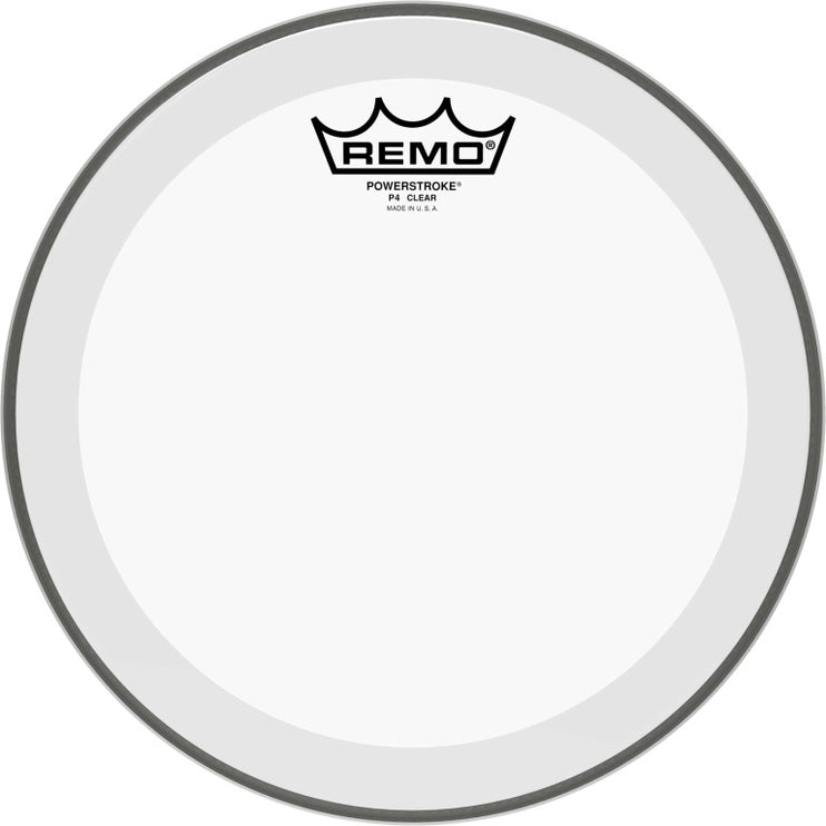 Remo - P4-0310-BP - 10" Powerstroke 4 Clear Tom/ Snare Head with double layer