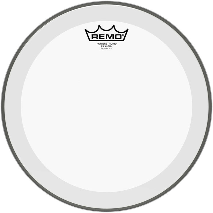 Remo - P4-0312-BP - 12" Powerstroke 4 Clear Tom/ Snare head with double layer