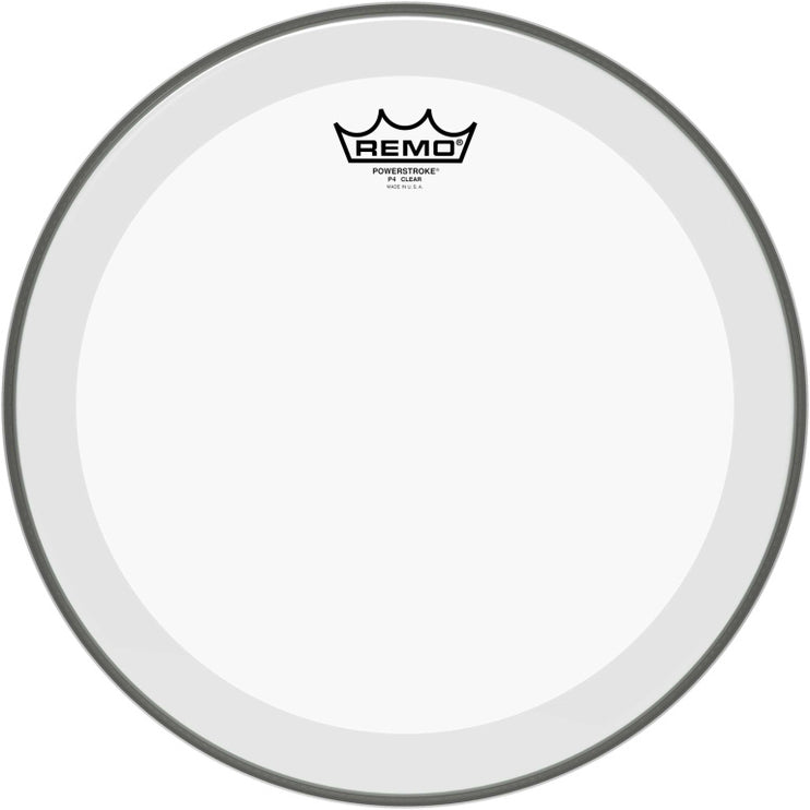 Remo - P4-0314-BP - 14" Powerstroke 4 Clear Tom/ Snare/ Floortom head with double layer