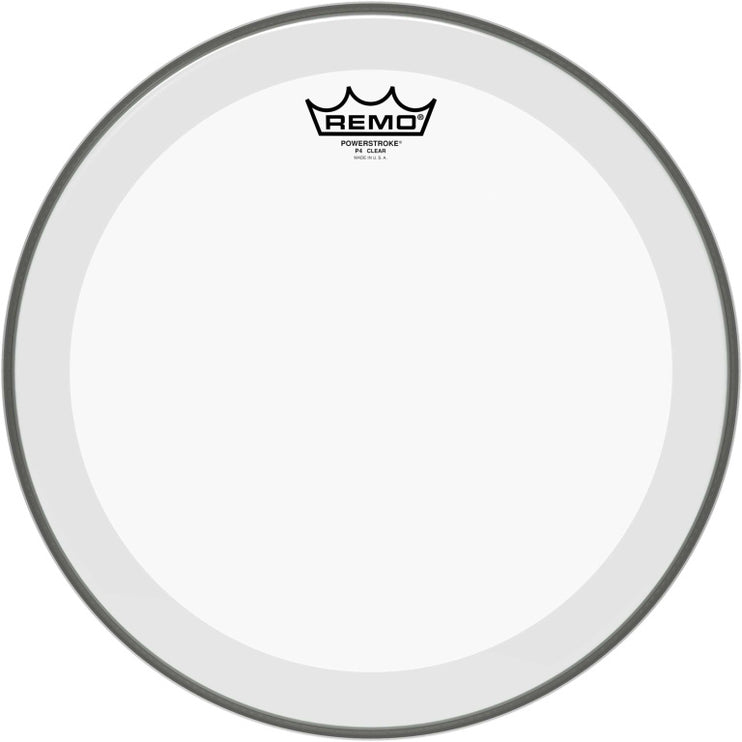 Remo - P4-0313-BP - 13" Powerstroke 4 Clear Tom/ Snare Head with double layer