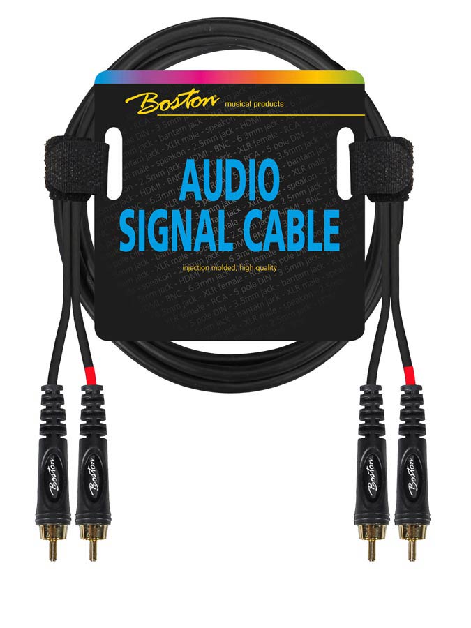 Boston - AC-277-300 - Audio Signal Cable, 2x Rca To 2x Rca, 3.00 Meter