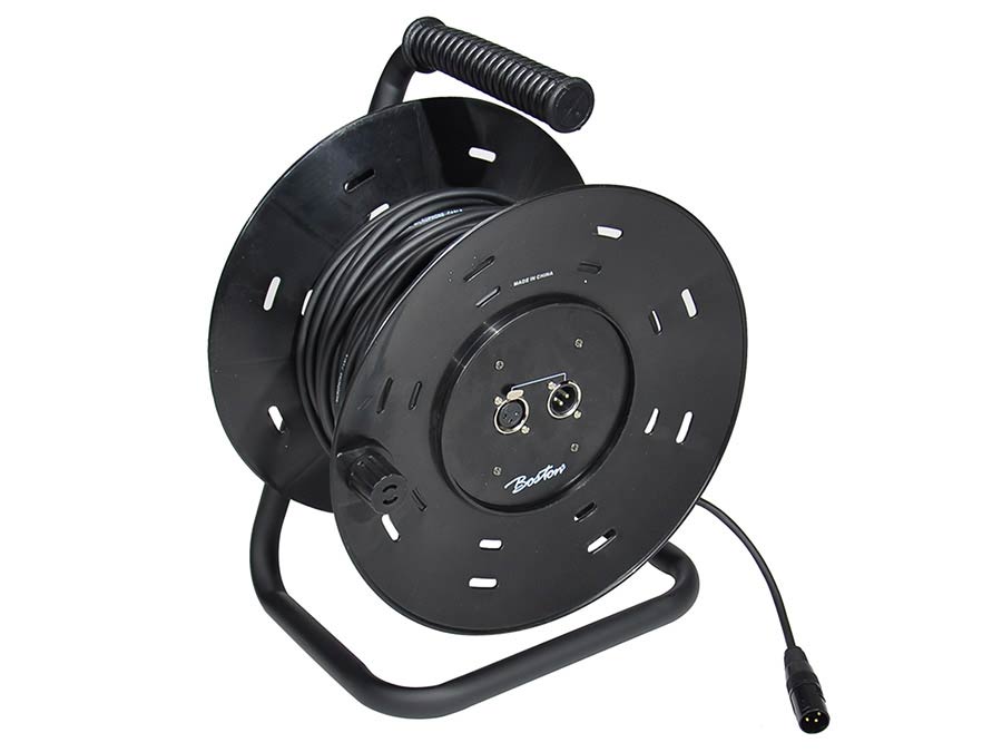 Boston - R-01-50 - Cable Drum, 50 Meter, In 1 Xlr Female, Out 1 Xlr Male