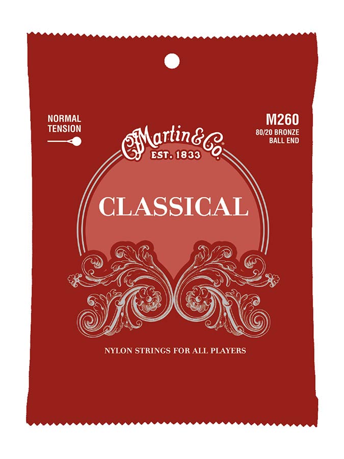 Martin - M260 - string set bronze wound & clear nylon