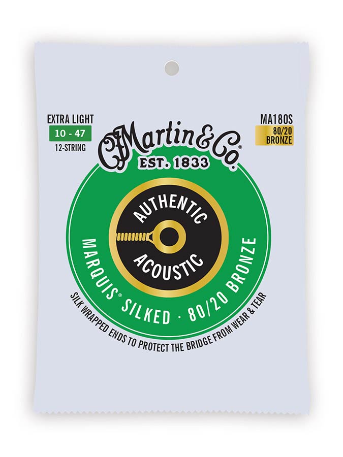 Martin - MA180S - string set 12-string 80/20 bronze