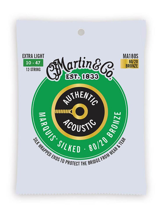 Martin - MA180S - string set 12-string 80/20 bronze