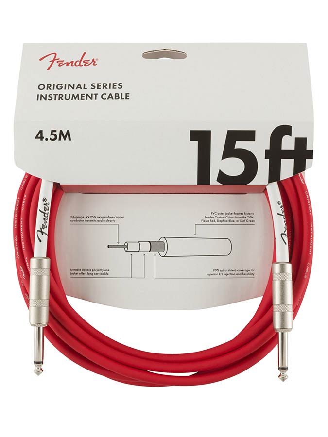 Fender - 990515010 - instrument cable – Fiesta Red
