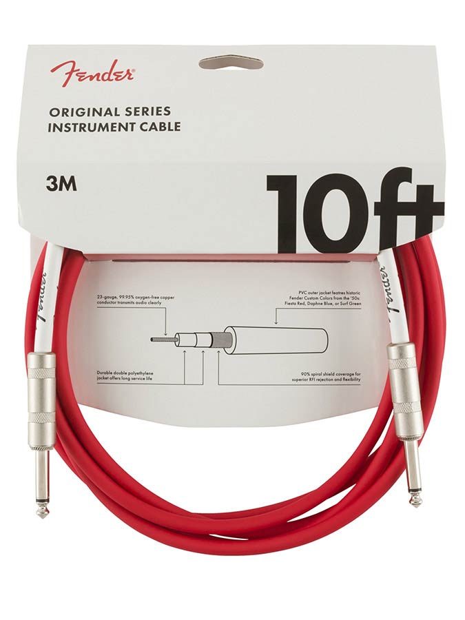 Fender - 990510010 - instrument cable – Fiesta Red