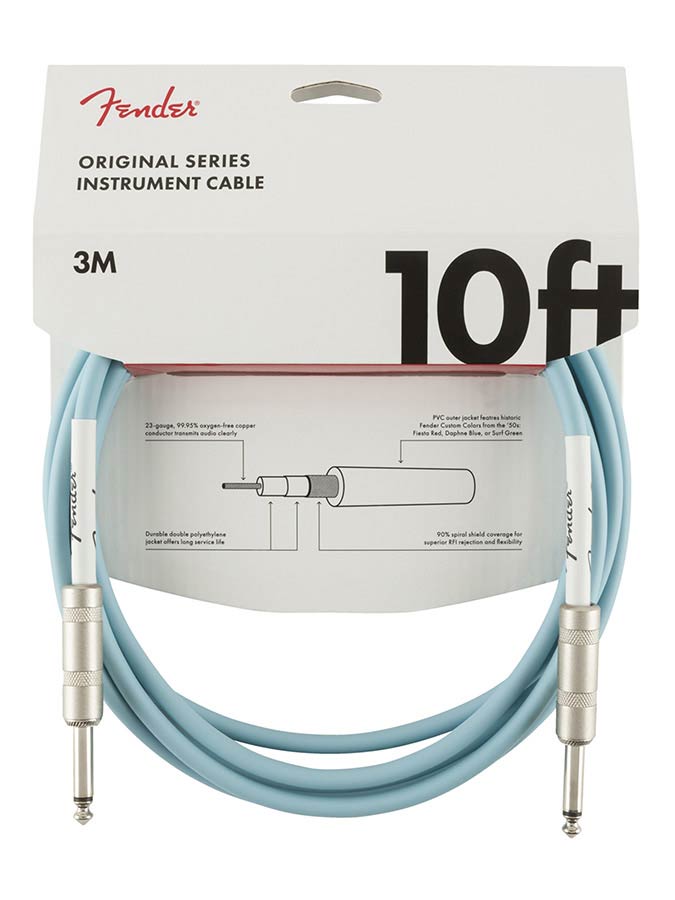 Fender - 990510003 - instrument cable – Daphne Blue