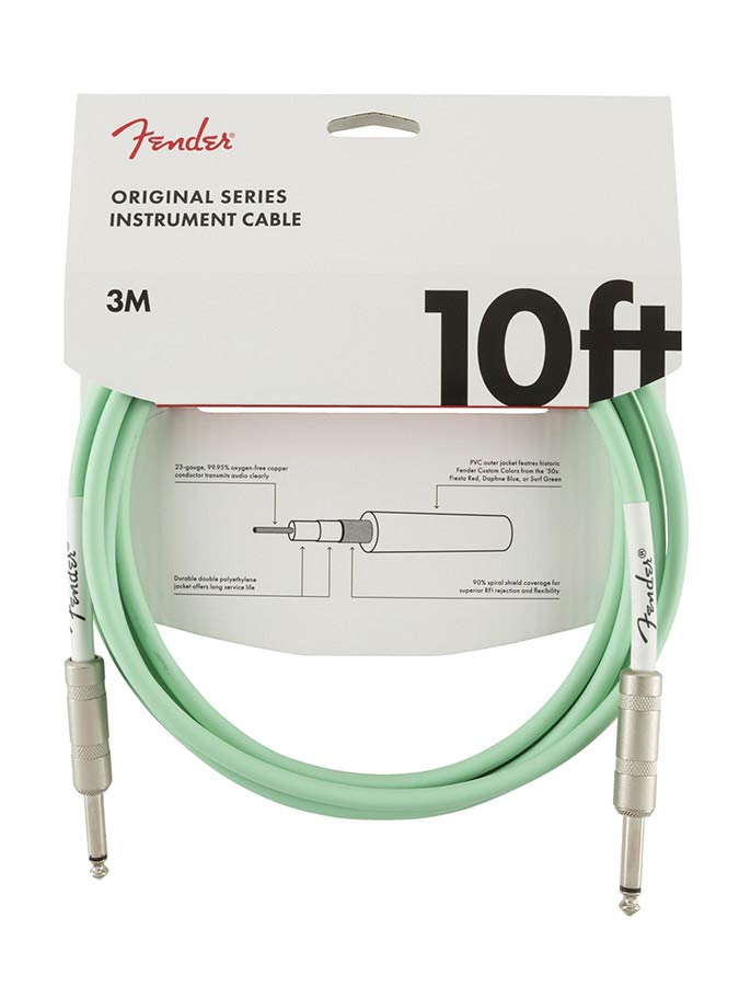 Fender - 990510058 - instrument cable – Surf Green