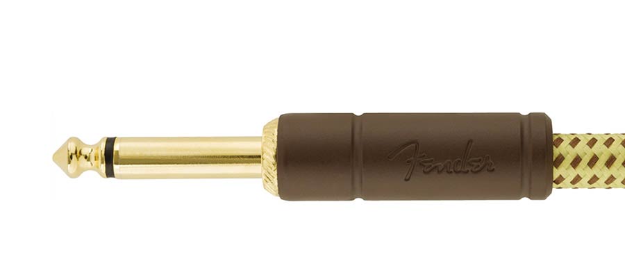 Fender - 990820091 - Instrument Cable, 10Ft, 1X Angled, Tweed