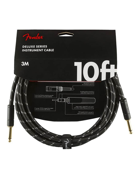 Fender - 990820092 - instrument cable – 10Ft, Black