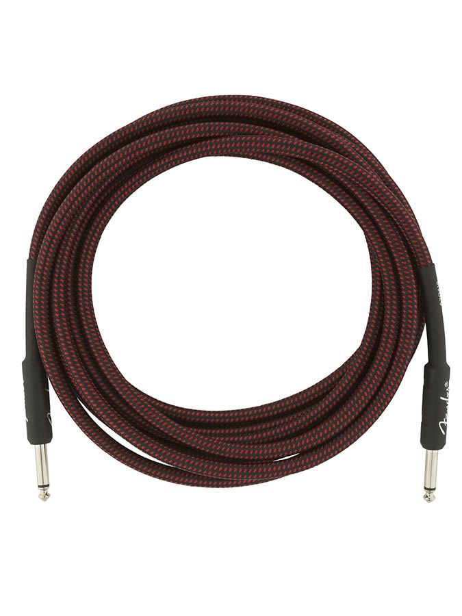 Fender - 990820070 - Instrument Cable, 25Ft, Red Tweed