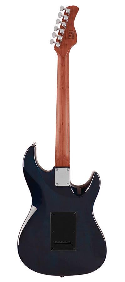 Sire Guitars - S7fml/tbl - Electric Guitar S-Style Lefty with Flamed Maple Top – Transparent Blue