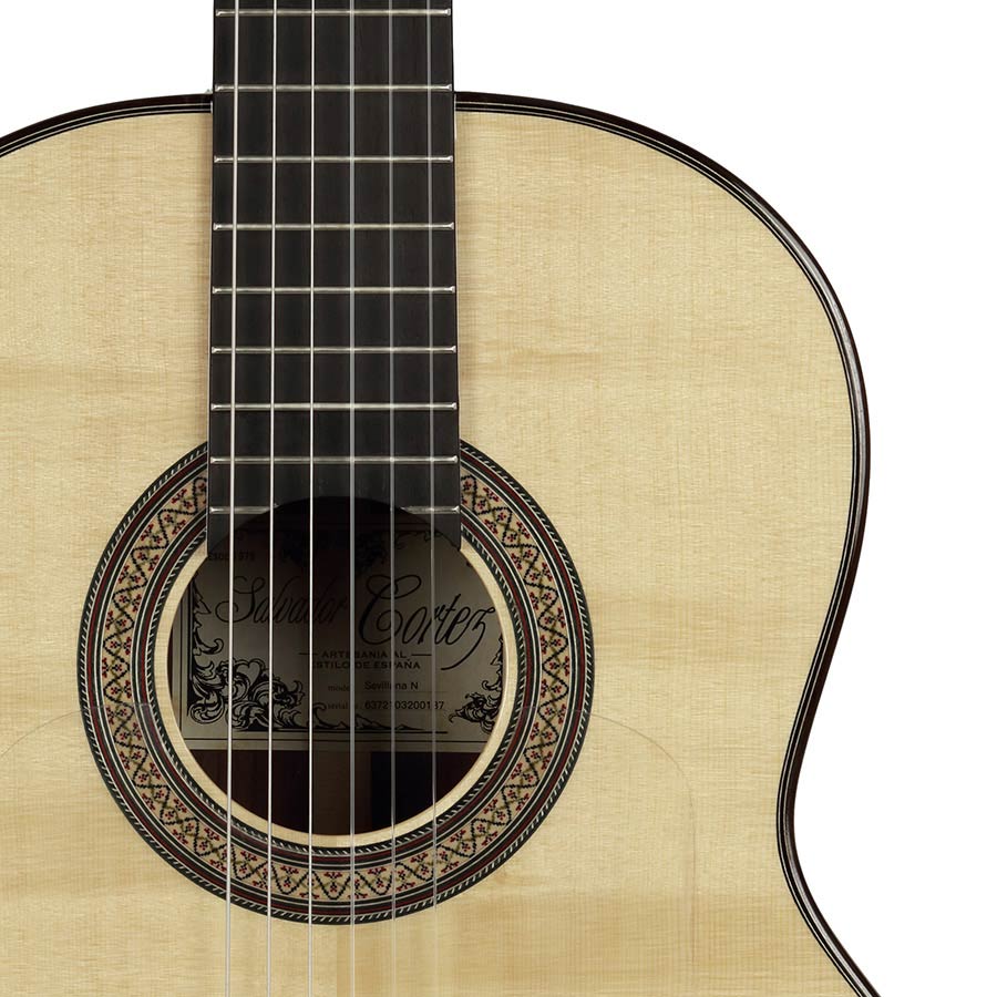 Salvador Cortez - Sevillana N - Flamenco Guitar Negra