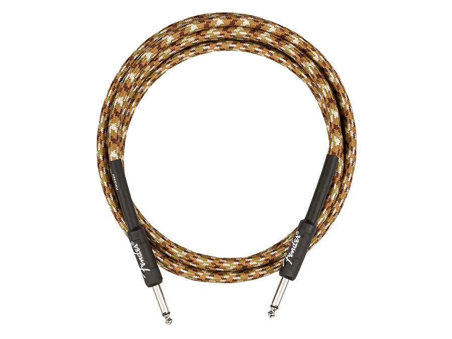 Fender - 990810107 - Instrument Cable 2X Jack (Metal) 10Ft, Desert Camo