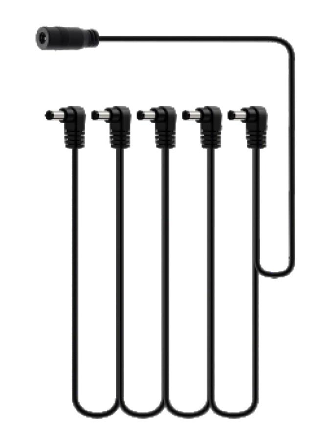 HoTone - DCA-10 - Power Distribution Cable with 10 Female Angled Connectors