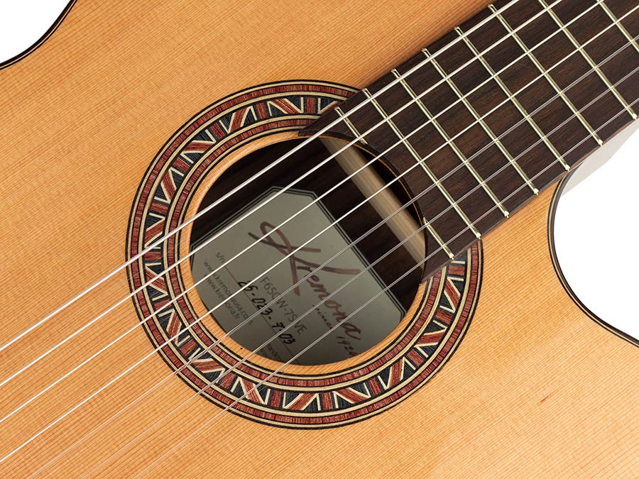Kremona - F65CW7SVE - 7-String Classic Guitar Solid Red Cedar and Indian Rosewood