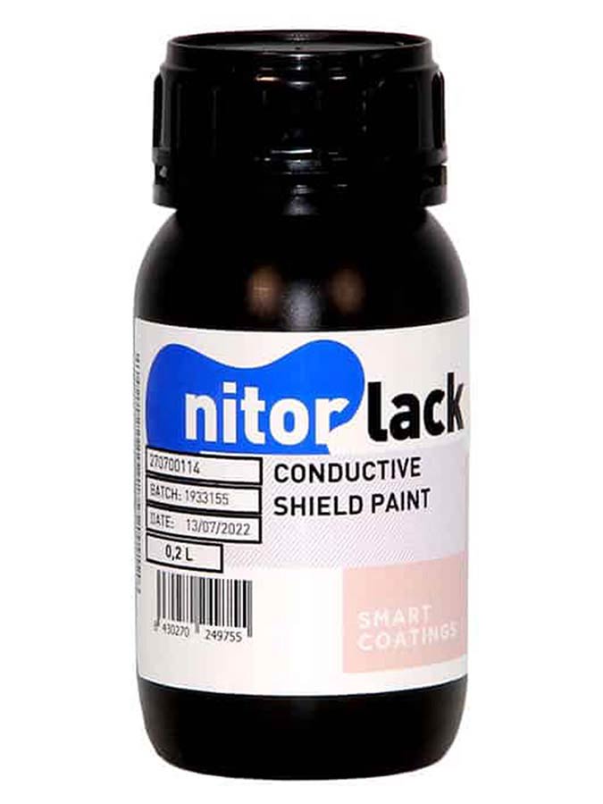 NitorLACK - N270700114 - waterbased conductive shielding paint - 200ml bottle
