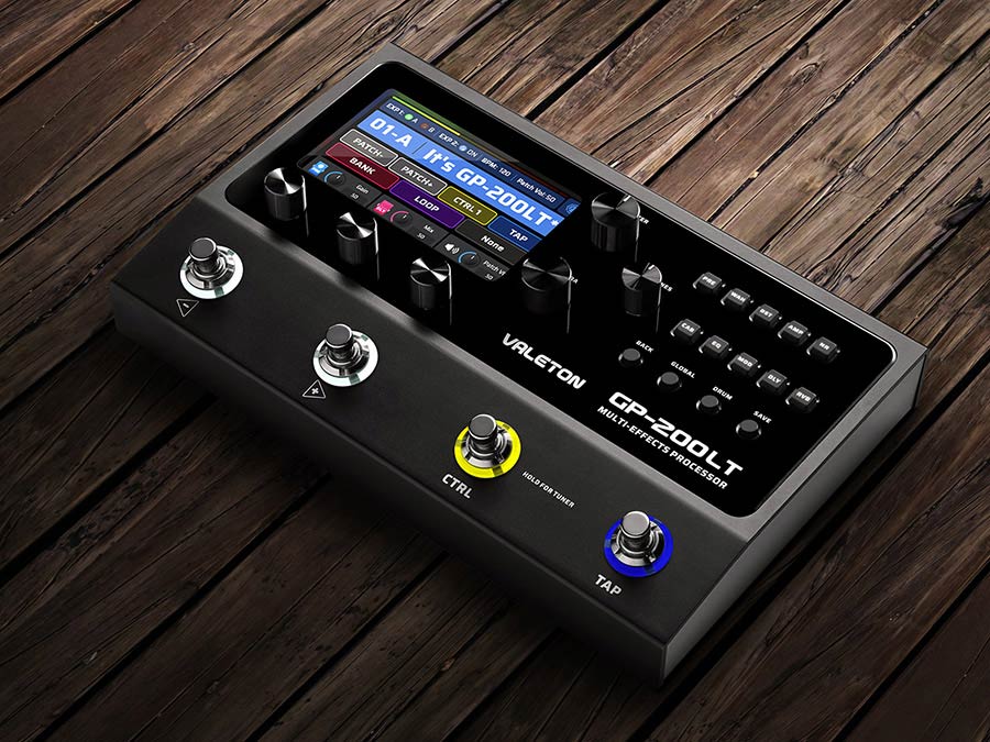 Valeton - Gp-200lt - Multi-Effects Processor with Ir + Amp/cab Simulation + Effects + Looper + Audio Interface