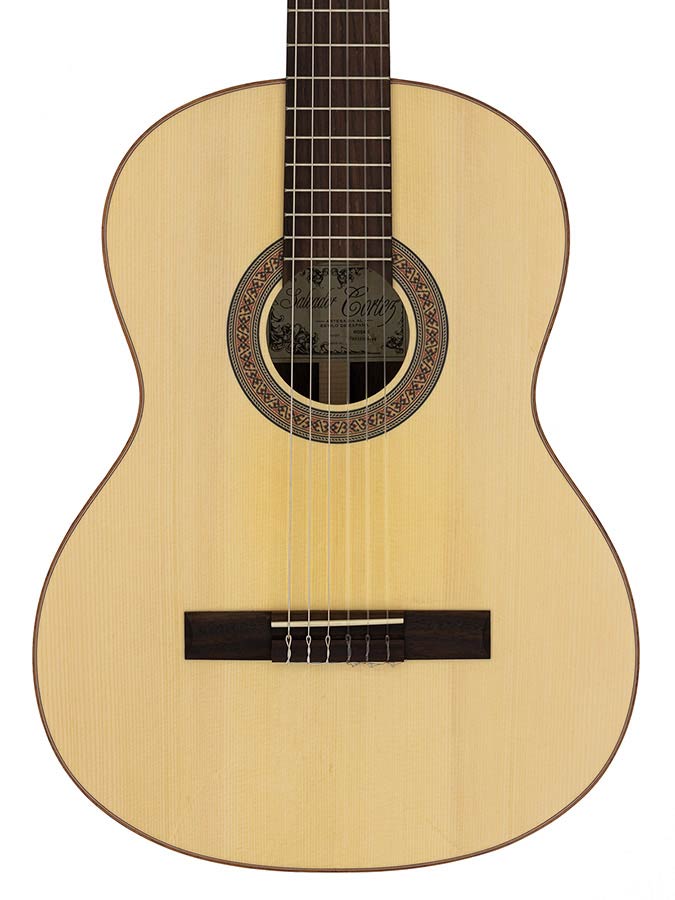 Salvador Cortez - Rosa S - Classic Guitar Solid European Spruce Top + Indian Rosewood