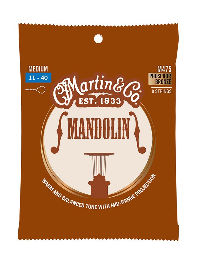 Martin - M475 - string set mandolin phosphor bronze wound