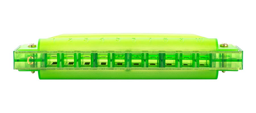Cascha - HH 2274 - Fun Blues Harmonica - Green