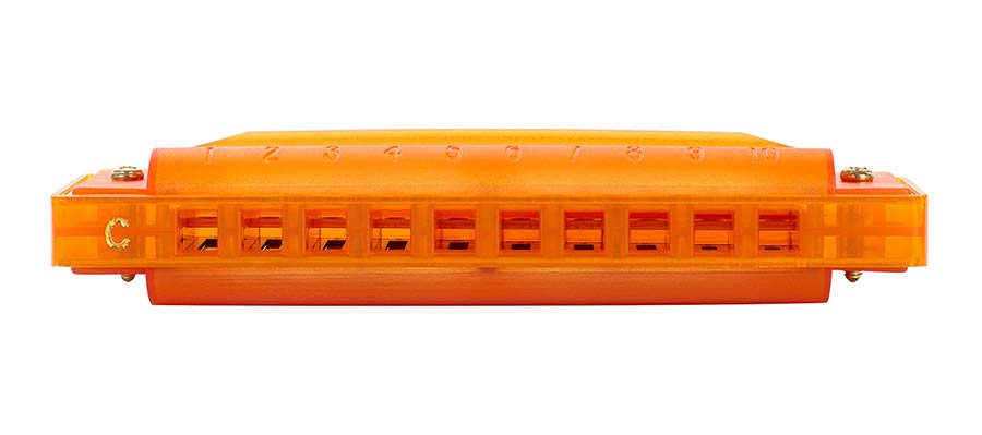 Cascha - HH 2276 - Fun Blues Harmonica - Orange