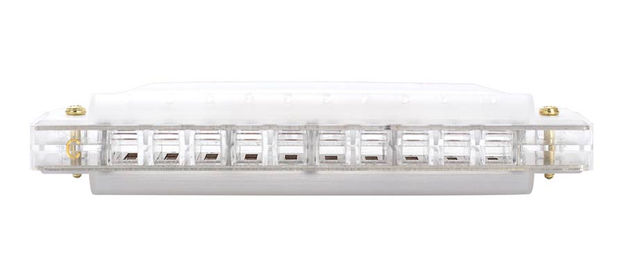 Cascha - HH 2277 - Fun Blues Harmonica - Transparent