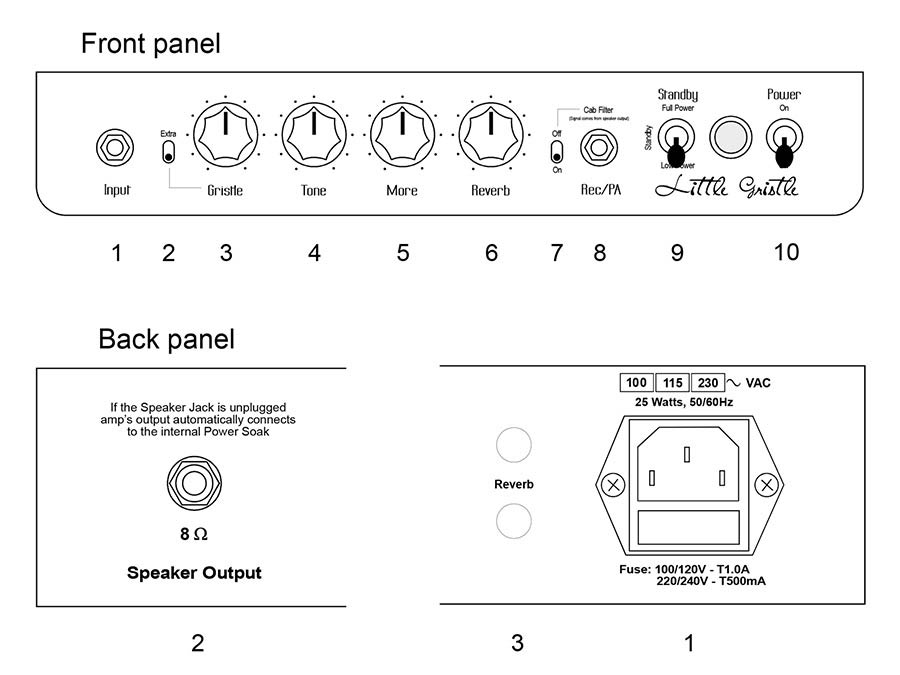 Koch - TLG12/C112BT - Guitar Amplifier "The Little Gristle" – Black
