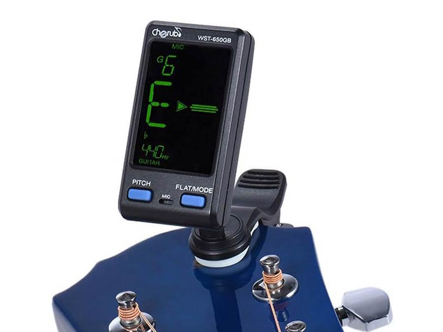 Cherub - WST-650GB - Guitar and Bass Clip Tuner