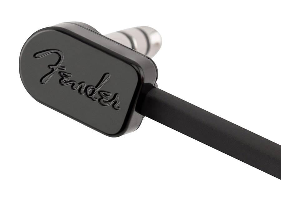 Fender - 990825015 - Blockchain 16" Patch Cable, Stereo Trs, Straight/Angle