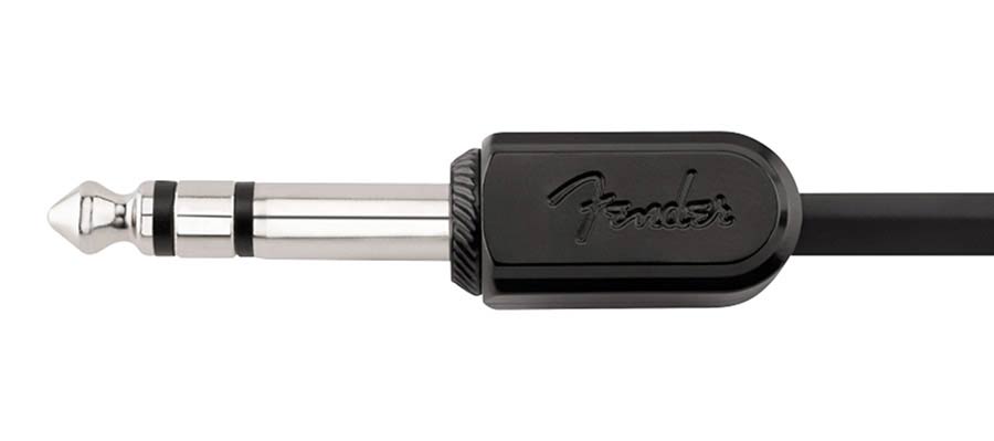 Fender - 990825015 - Blockchain 16" Patch Cable, Stereo Trs, Straight/Angle