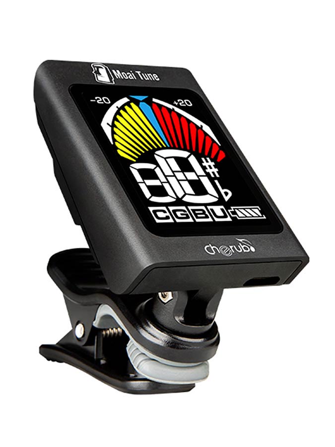 Cherub - WST-680 - Rechargeable Chromatic Clip Tuner 'Moai Tune'